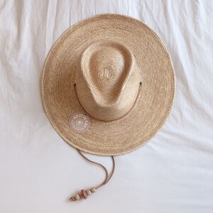 West Perro Desert Sun Hat - Golden Guatemalan Palm